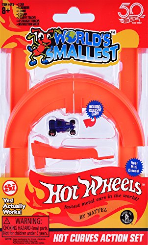 World's Smallest Hot Wheels Hot Curves Action Set