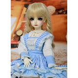 MEESock 1/4 BJD Doll 16.7 inch Pretty Girl Doll, Ball Jointed SD Dolls, with Full Set Clothes Shoes Wig Makeup, Having Different Movable Joints