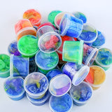 36 Packs Galaxy Slime Kit, Colorful Sludgy Gooey Fidget Kit for Sensory and Tactile Stimulation, Prize, Party Favor
