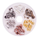 PandaHall Elite 36 Pcs Brass Clip-on Earring Converter Component 17x14x7mm for Non-Pierced Ears 6