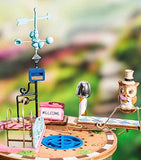 Hands Craft DIY 3D Model Craft Kit | DIY Miniature Dollhouse Kit | Transparent Display | LED Lights | Kids (14+) and Adults | Mysterious World - Bloomy House, 193 pcs.