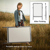 Large Dry Erase Boards 36x24 Inch White Boards with Stand,Aluminum Alloy Frame & Bracket Magnetic White Board with 8 Markers 1 Eraser 10 Magnetic,Adjustable Height Board for School/Office/Home