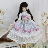 BJD Doll Clothes Lolita Style Dress Suit for SD BB Girl Ball Jointed Dolls,J,1/3