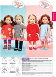 KWIK-SEW PATTERNS K3965 Clothes for 18-Inch Doll Sewing Template, One Size
