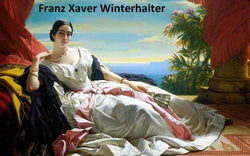 177 Color Paintings of Franz Xaver Winterhalter - German Portrait Painter (April 20, 1805 - July 8, 1873)