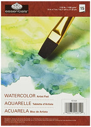 ROYAL BRUSH Essentials Watercolor Artist Paper Pad 5"X7"-15 Sheets