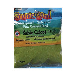 Scenic Sand Activa Bag of Colored Sand 1 lb - Sage