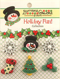 Buttons Galore Christmas Craft & Sewing Buttons - Winter Wonderland - Set of 3 Cards