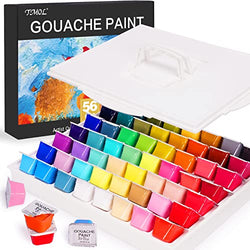 Arrtx Premium Gouache Paint Set Professional Pudding Gouache Watercolor,  35ml x 9 Vibrant Colors Unique Sealed Leak Proof Lids Design for Artists  Beginners School Supplies Painting (Set A)