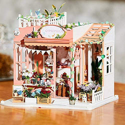 Toy DIY Cottage Starry Flower Room Handmade Small House Model Assembled Art House Creative Gift, 3D Three-Dimensional Assembled Model Toy Display Props