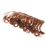 MagiDeal 15x100cm Handmade Curly Wig Hair for 1/3 1/4 1/6 BJD Dolls Brown