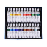 dailymall 24 Colors Acrylic Paint Tubes Assorted Colors for Art DIY Painting Graffiti