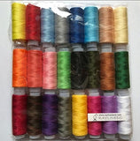 RayLineDo 24 Colour Spools Finest Quality Sewing All Purpose Thread Reel