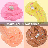 Christmas Slime Kit with 8 Pack Colorful Butter Slime,Soft and Non-Stick,Good for Stress Relief,Party,School Activities,Include Unicorn Stitch Coffee Cake Santa Claus and More, Sludge DIY Toys