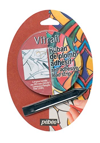 Pebeo Vitrail Stained Glass Effect Self Adhesive Lead Strip