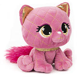 GUND P.Lushes Designer Fashion Pets Madame Purrnel Cat Premium Stuffed Animal Stylish Soft Plush Kitty with Glitter Sparkle, for Ages 3 and Up, Pink and Gold, 6”