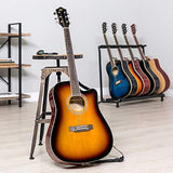 Best Choice Products 41in Full Size Beginner Acoustic Cutaway Guitar Set w/Case, Strap, Capo, Strings, Tuner - Sunburst