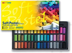 Non Toxic Mungyo Soft Pastel Set of 48 Assorted Colors Square Chalk(US English Version) - New Version