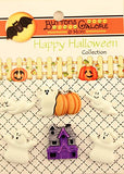 Buttons Galore HHGROUP Happy Halloween Buttons - Set of 6 Cards