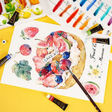 Paul Rubens Artist Watercolor Paint Set,24*5 ml Vibrant Colors, Watercolor Tubes for Profesional Artists&Hobbists, Art Supplies for Watercolor Painting, Comic, Illustration, Decoration