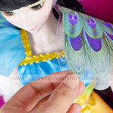 EVA BJD Peacock Fairy Ray 1/3 SD Doll 24 inch Jointed Dolls BJD Doll Toy Figure