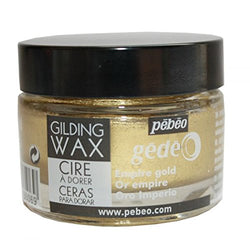 Pebeo Gedeo Gilding Paper Craft Wax 30ml Tub Pot - Empire Gold