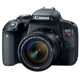 Canon EOS Rebel T7i Digital SLR Camera with 18-55mm Lens Video Creator Kit + 32GB Memory Card +
