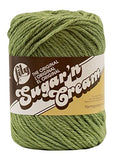 Variety Assortment Lily Sugar 'n Cream Yarn Bundle 100% Cotton Worsted #4 Weight Solids & Ombres with Needle Gauge (Mix 230)