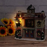 Leorx Vintage DIY Dollhouse 1 12 Dollhouse Miniature LED Wall Light Lamp (Black)