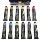 Arteza Metallic and Outdoor Acrylic Paints Bundle, Painting Art Supplies for Artist, Hobby Painters & Beginners