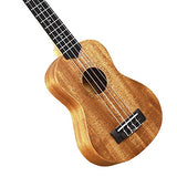 POMAIKAI Soprano Ukulele Beginner 21 inch Mahogany Ukalalee Small Hawaiian Guitar Ukeleles for Kids Beginners Adults with Gig Bag