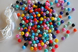 Silicone Loose Bead Craft Set (250 PC 9MM) | For Jewelry, Teethers, Necklaces & Bracelets