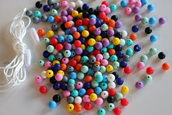 Silicone Loose Bead Craft Set (250 PC 9MM) | For Jewelry, Teethers, Necklaces & Bracelets