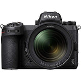 Nikon Z 7II Mirrorless Digital Camera 45.7MP with 24-70mm f/4 Lens (1656) + 64GB XQD Card + Corel Photo Software + Case + HDMI Cable + Card Reader + Cleaning Set + More - International Model (Renewed)