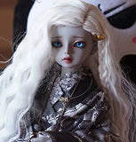 Zgmd 1/4 BJD Doll BJD Dolls Ball Jointed Doll Big Eyes Girl Grey Skin Free Eyes With Face Make Up