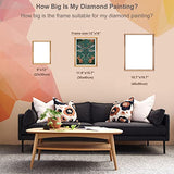 Stalente Diamond Painting Kits for Adults 5D DIY Diamond Art Craft Paint with Full Round Drill for Home Wall Decor Dragonfly 11.8×15.7in