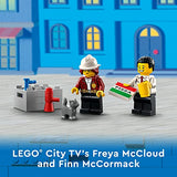 LEGO City Fire Station 60320 Building Kit for Kids Aged 6+; Includes 2 City Adventures TV Series Characters (540 Pieces)