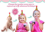 Whooo's Having a Birthday Gift Set for Girls- Book, Owl, and Keepsake Hat with Changeable Stickers for Years 1-9. Perfect First Birthday and Toddler Years 1 2 3 4 5