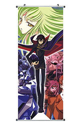 Anime Scroll Poster for Lelouch- Fabric Prints 100 cm x 40 cm | Premium and Artistic Anime Theme Gift | Japanese Manga Hanging Wall Art Room Decor
