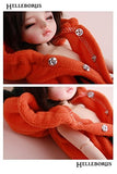 Pumpkin Suit, Doll Dress 1/6 26CM YOSD DOD DZ AI BJD Dollfie / Orange 3 PCS