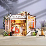 Rolife DIY Miniature Dollhouse Kit for Adults to Build Tiny House Model Gift for Family and Friends (Ice Cream Store)
