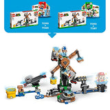 LEGO 71390 Super Mario Reznor Knockdown Expansion Set, Collectible Buildable Game Toy for Kids with Blue Toad Figure, Gifts for Girls & Boys Age 8 Plus