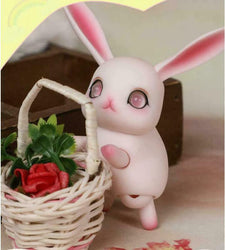 1/12 BJD Doll SD Cute Pet Mini Rabbit -Free Face Make UP+Free Body Make UP (Neutral Normal)