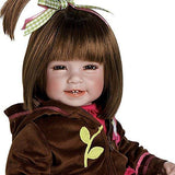 Adora ToddlerTime "Workout Chic" Doll with sporty brown velour two piece and coordinating sneakers