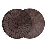 U.S. Art Supply - 11" Round Plastic Pottery Wheel Bats, Set of 2 - Durable, Balanced Bat for Use