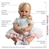 Adora Toddler Tea Party in Pretty Pastel Party Dress, Pink Sandals and Diaper, Multicolor (22096)