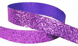 HipGirl 7/8" Glitter Sparkle Ribbon for Hair Bows, Cheer Bows, Dance, Floral Designs, Gift