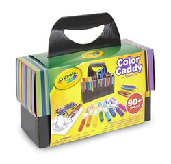 Crayola Color Caddy, Art Supplies for Kids, Travel Art Set, 90+ Pieces, Gift