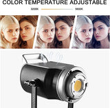GVM Bi-Color LED Video Light, 200W Continuous Lighting with Lantern Softbox, DMX/Bluetooth Control, 93000lux@0.5m Video Lighting Kit for YouTube Outdoor Studio, Dimmable 3200K-5600K, CRI 97+
