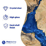 Pro Marine Supplies ProPour Epoxy Resin – Crystal Clear Epoxy Resin – Deep Pour Epoxy Resin for Castings and Artworks – Liquid Glass Epoxy for Large Castings and Coatings – Wet Gloss Finish